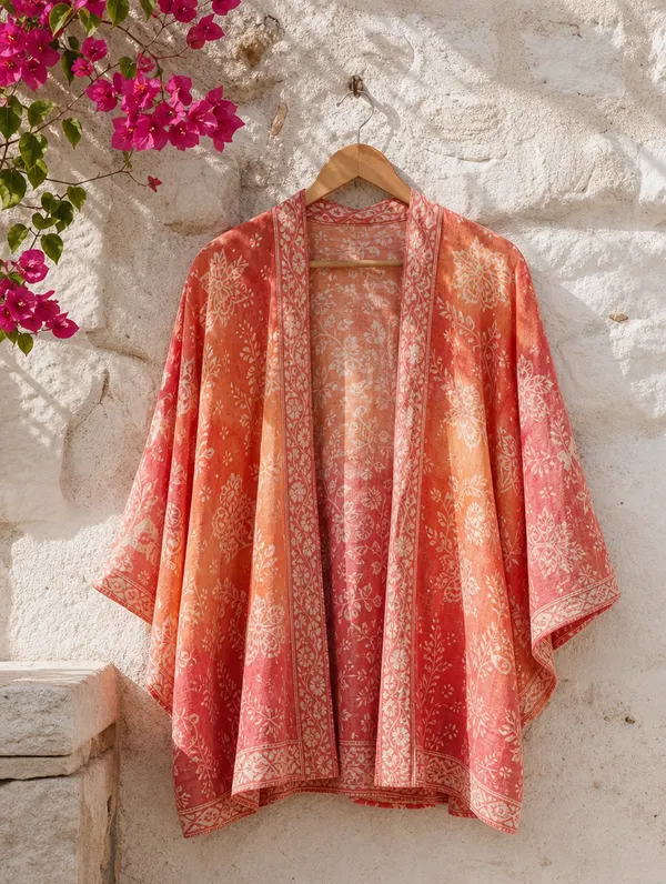 Gün Batımı Kimono ürün fotoğrafı
