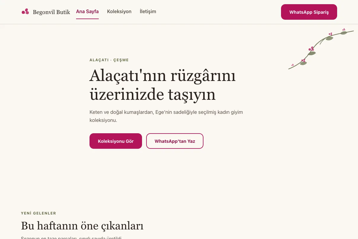 Begonvil Butik