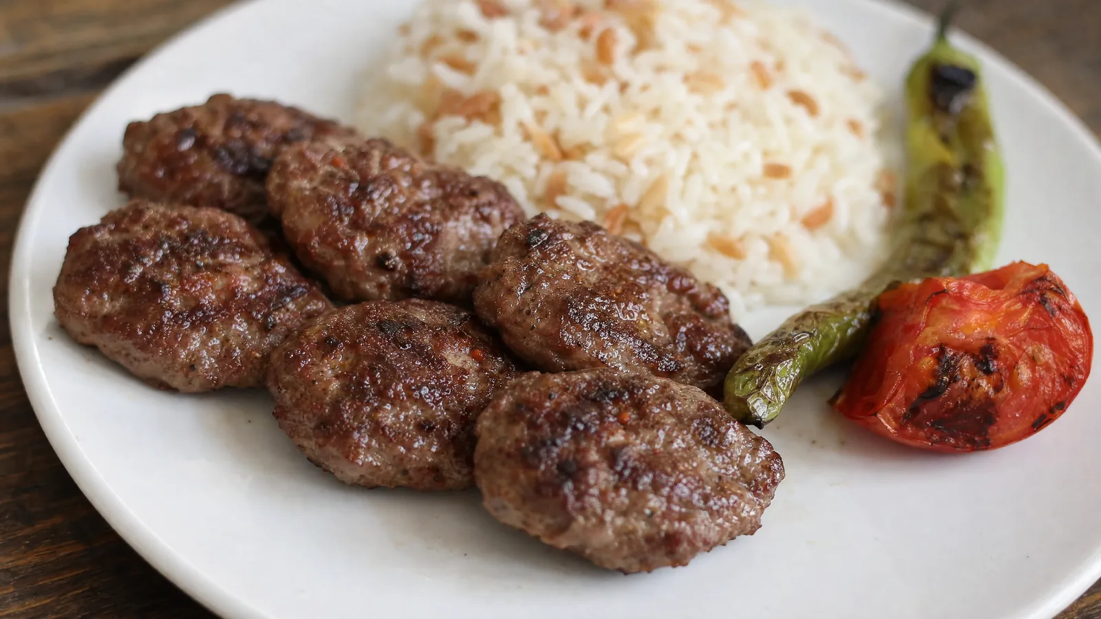 Közde pişen ızgara köfte